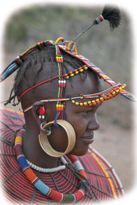 A Pokot married woman, Kenya.