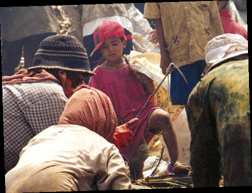 Working and Living and Playing in the  City Dump of Phnom Penh, Cambodia