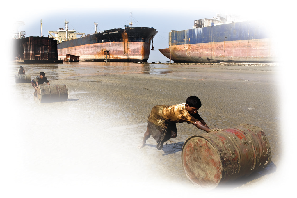 What happens when oil tankers wear out? They go to Bangladesh, where they are turned into scrap. ...