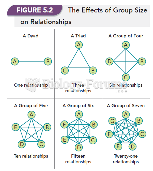 The Effect of Group Size on Relationships 