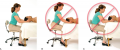 a) When leaning from a seated position, maintain a neutral spine. b) Avoid sitting with your spine ...