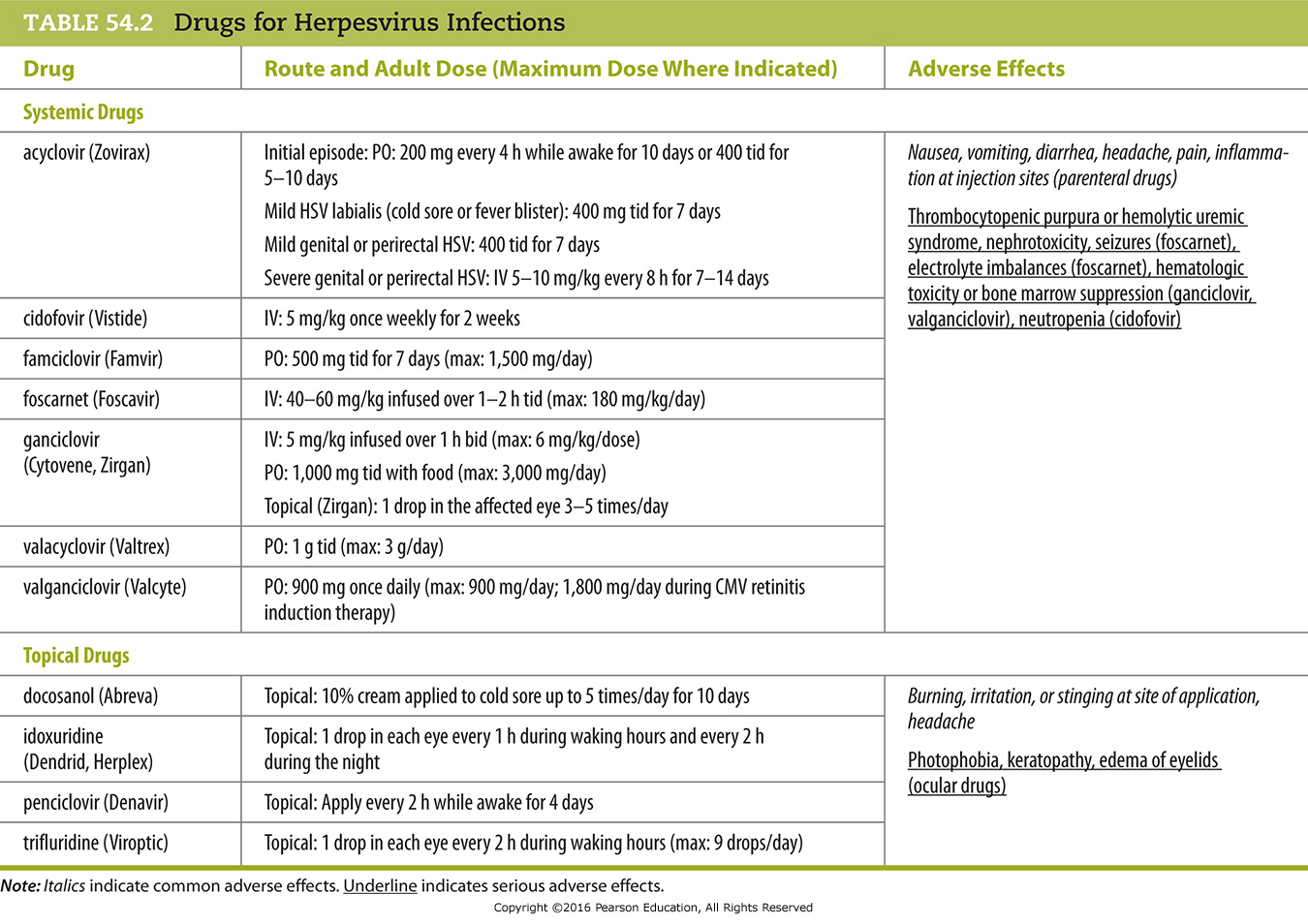 Drugs for Herpesvirus Infections