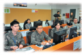 This military command post is in South Korea, with both U.S. and South Korean personnel. South Korea ...