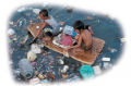 Pollution in the Least Industrialized Nations has become a major problem. These children in the ...