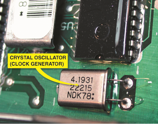 The clock generator produces a series of pulses that are used by the microprocessor and other ...