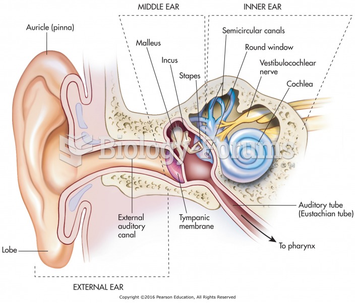 Structures of the ear.
