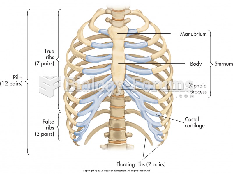 The thoracic cage.