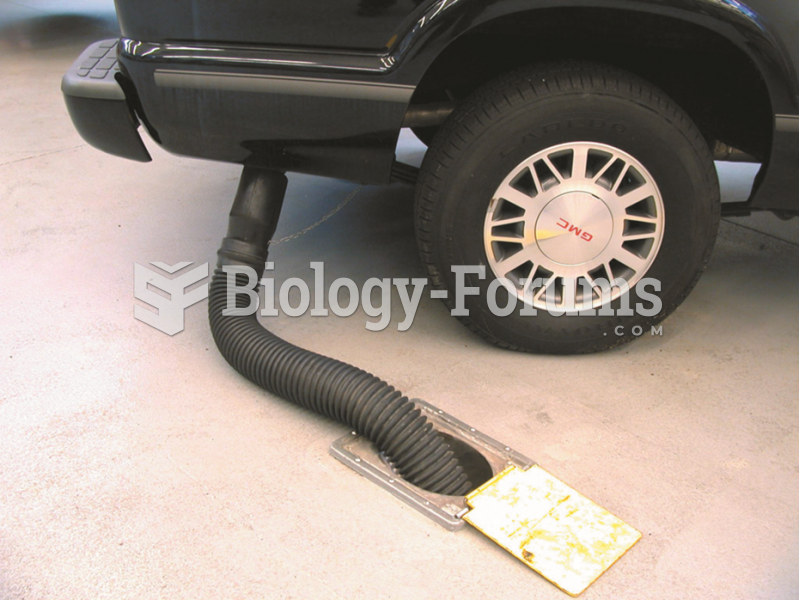 Always connect an exhaust hose to  the tailpipe of a vehicle to be run inside a building.
