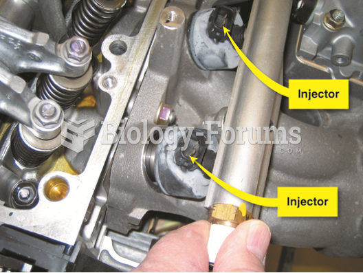 The fuel injectors used on this Honda Civic GX CNG engine are designed to flow gaseous fuel instead ...