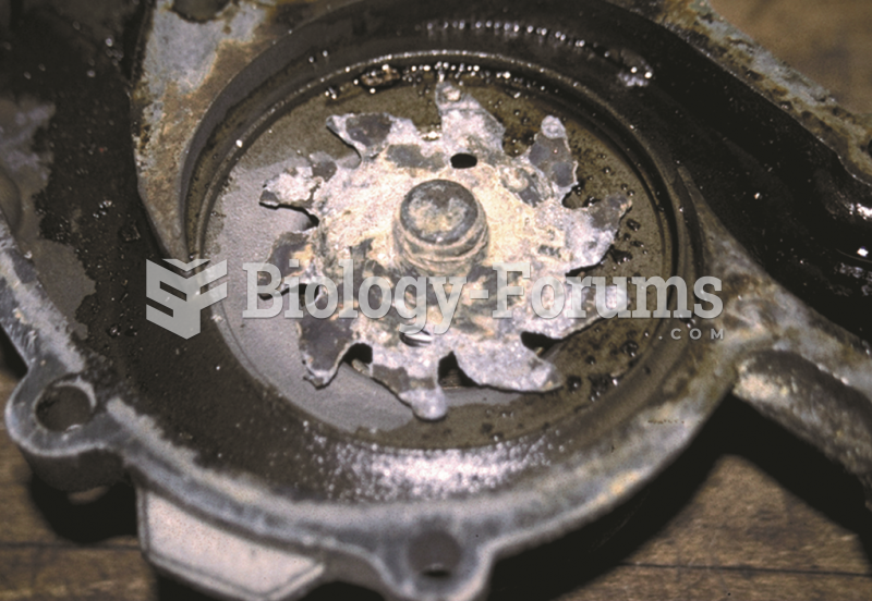 This severely corroded water pump  could not circulate enough coolant to keep the engine cool. As a ...