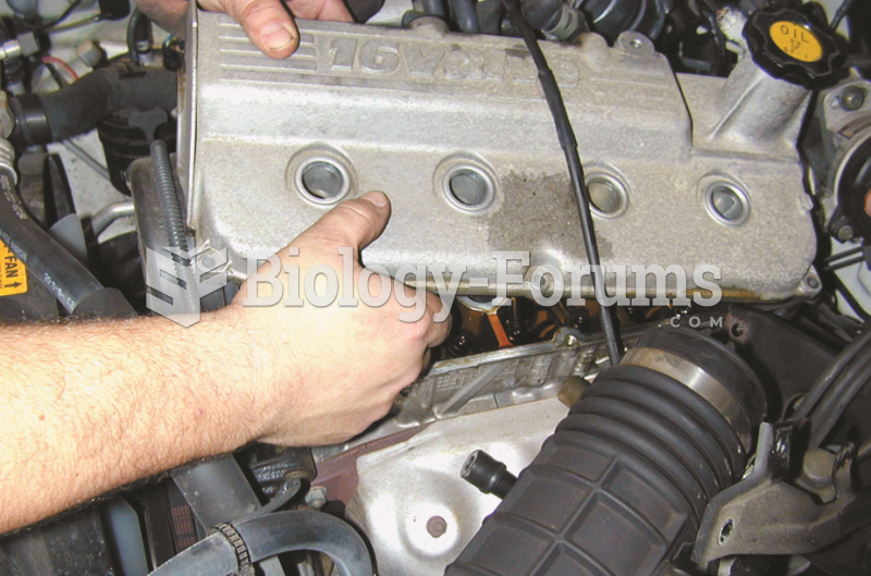 With all vacuum lines and the intake tube removed, the valve cover can be removed after removing all ...