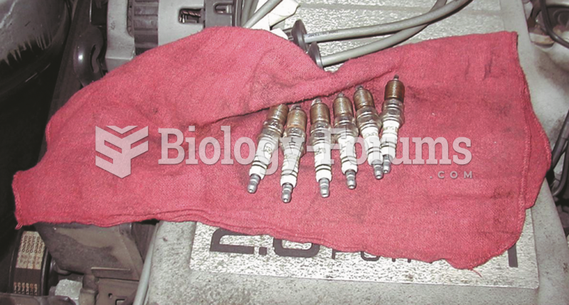 When removing spark plugs, it is wise  to arrange them so that they can be compared and  any problem ...