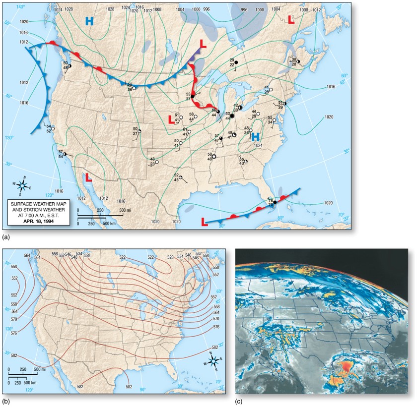 An Example of a Midlatitude Cyclone: April 18