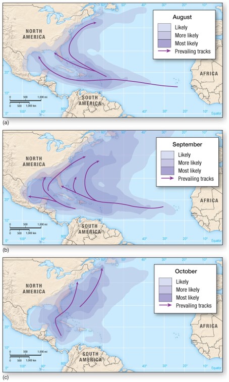 Hurricane Paths