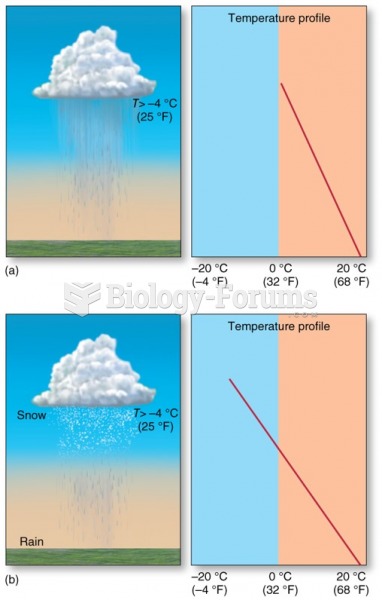 Distribution and Forms of Precipitation: Rain 