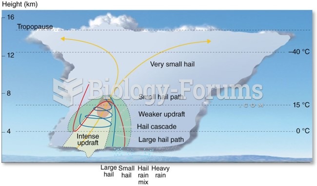 Distribution and Forms of Precipitation: Graupel and Hail