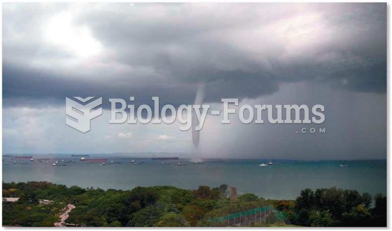 Waterspouts are tornadoes that occur over warm-water bodies, instead of over land.