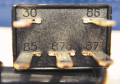 The terminals are also labeled on most relays.