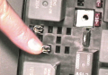Insert the terminals into the relay socket in 30 and 87.