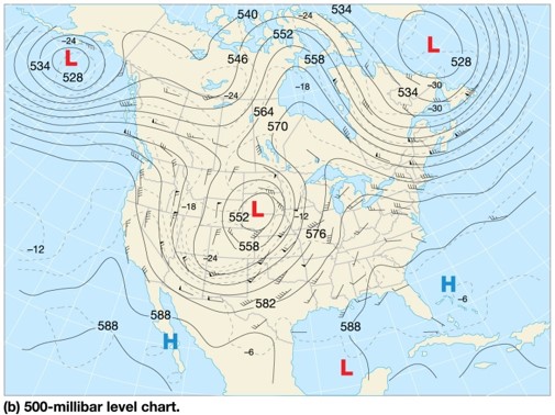 Weather maps: Pictures of the atmosphere