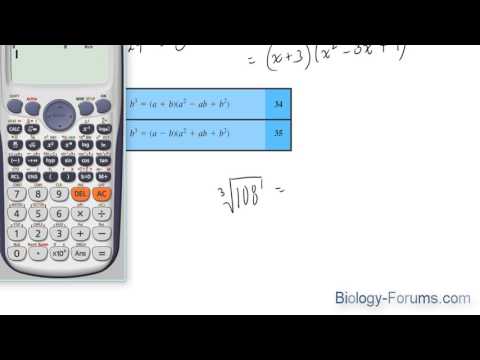 How to Factor a Sum or Difference of Two Cubes 