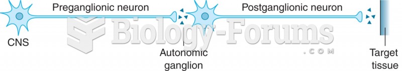 Basic structure of the autonomic nervous system.