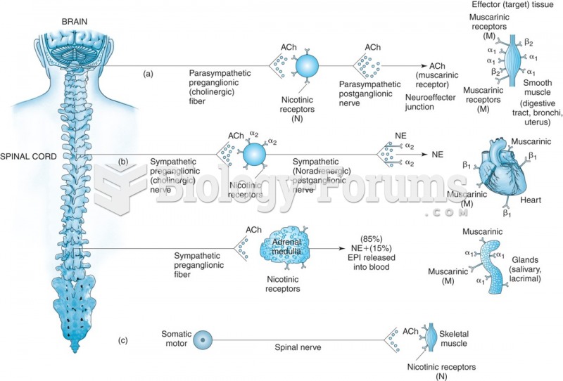 (a) Parasympathetic pathway. ACh is released from the preganglionic neuron over the synapse and ...