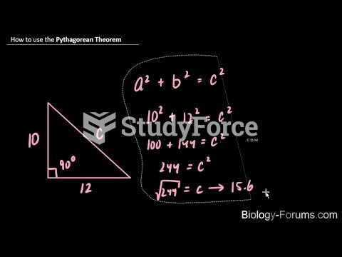 How to use the Pythagorean Theorem 