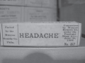 This headache remedy was “guaranteed” by the drug company; 1906. 