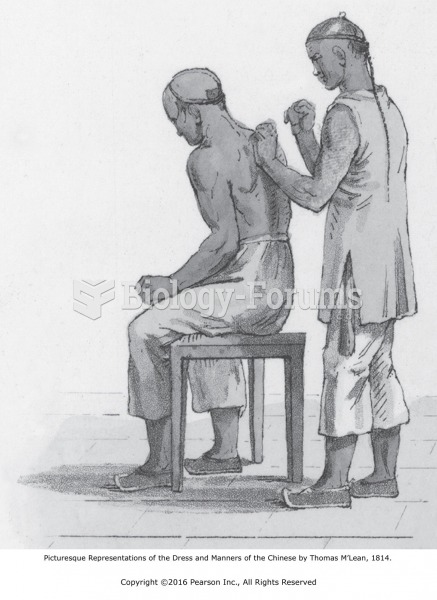 Chinese Barber Performing a Form of Percussion on a Seated Patron in China in the 1790s.