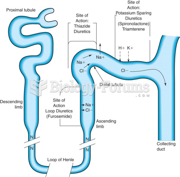 Site of action of diuretics.