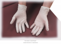 Use rubber gloves (latex or nonlatex) to cover hands as needed to protect against contamination in ...
