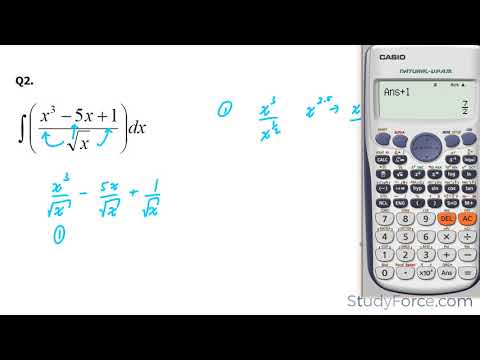 How to find the indefinite integral of a function 