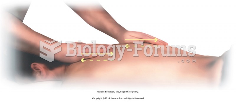 Open palmar friction moving back and forth over the lumbar and thoracic regions.