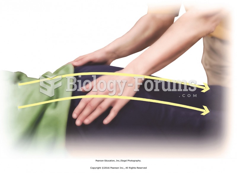 Use palms and fingers to brush off along the back of the body from shoulders to feet with long ...