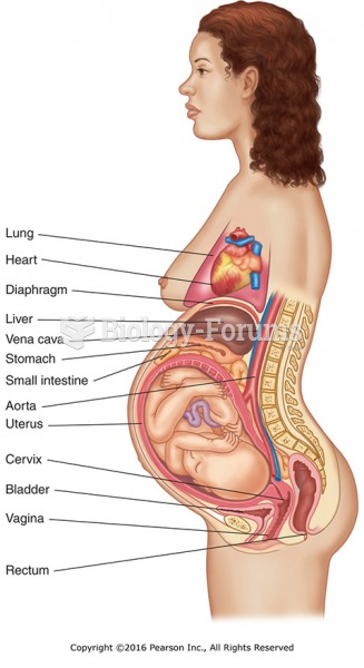 Position of the fetus in late pregnancy results in stresses on the mother’s body.