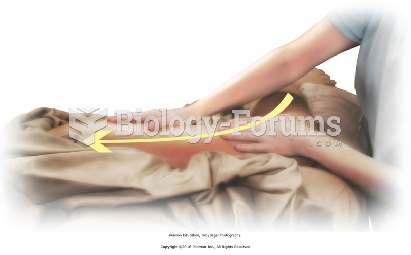 Undrape top leg and apply warming effleurage to lateral leg, hip, and foot in distal to proximal ...