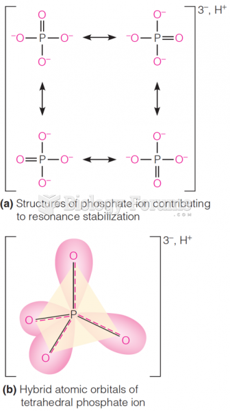 Structure of phosphate ion and hybrid atomic orbitals of phosphate ion
