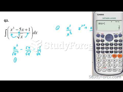 How to find the indefinite integral of a function 