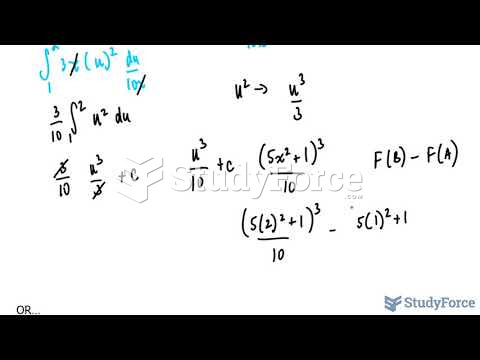 How to perform the substitution method for definite integrals (Part 1)