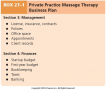 Private Practice Massage Therapy Business Plan Cont