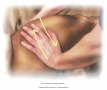 Place one hand on the medial and one on the lateral thigh to begin horizontal stroking. Slide hands ...