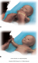Hold baby’s hands and (A) cross arms over chest and then (B) open out to the sides. Repeat several ...