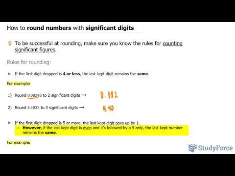 How to round numbers with significant digits