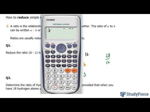  How to reduce simple ratios