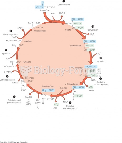 The fate of carbon in the citric acid cycle