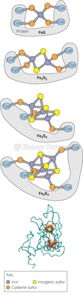 Structures of iron–sulfur clusters