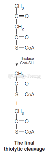 The Final Thiolytic Cleavage