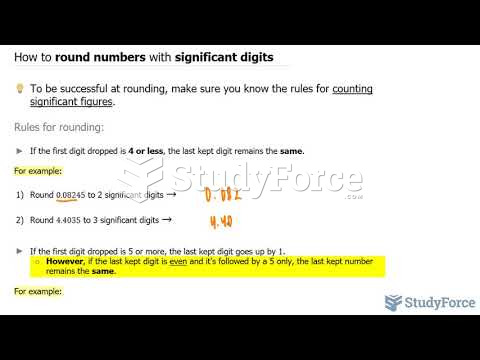 How to round numbers with significant digits