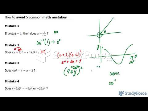  How to avoid 5 common math mistakes